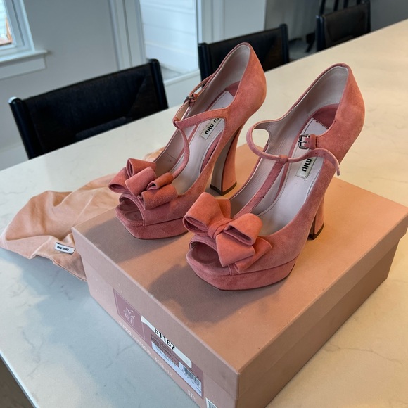 Miu Miu | Shoes | Camoscio Camelia | 37.5 - Picture 2 of 5